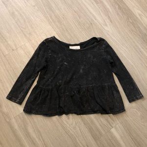 Free People 3/4 length sleeve Top